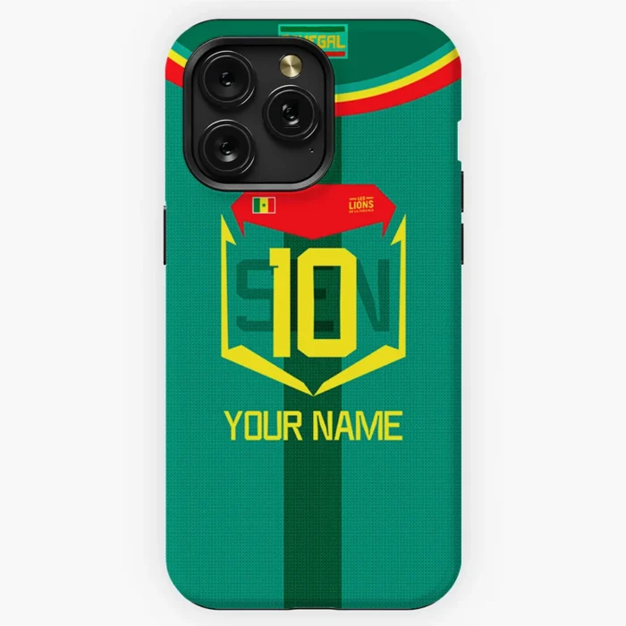 Coque de l’équipe nationale de football du Sénégal, coque pour iPhone 15 14 13 Pro Max 12 11 Mini X XS Poly 7 8 Plus SE